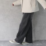 立体切り替えバルーンデニムパンツ ブラスト加工 カーブパンツ | SELECT LEVERY  | 詳細画像8 