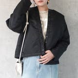 パテッドジャケットブルゾン 中綿入り アウター 長袖 防寒 秋冬 | SELECT LEVERY  | 詳細画像35 