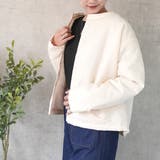 パテッドジャケットブルゾン 中綿入り アウター 長袖 防寒 秋冬 | SELECT LEVERY  | 詳細画像12 