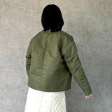 パテッドジャケットブルゾン 中綿入り アウター 長袖 防寒 秋冬 | SELECT LEVERY  | 詳細画像19 