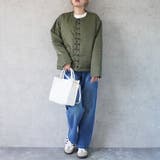 パテッドジャケットブルゾン 中綿入り アウター 長袖 防寒 秋冬 | SELECT LEVERY  | 詳細画像28 