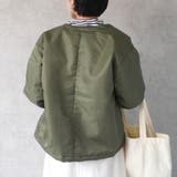 パテッドジャケットブルゾン 中綿入り アウター 長袖 防寒 秋冬 | SELECT LEVERY  | 詳細画像32 