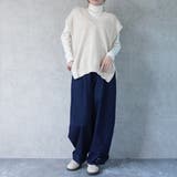 デニムバナナバルーンワイドパンツ カーブワイドパンツ 秋冬 | SELECT LEVERY | 詳細画像21
