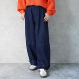 デニムバナナバルーンワイドパンツ カーブワイドパンツ 秋冬 | SELECT LEVERY | 詳細画像18