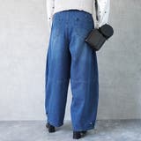 デニムバナナバルーンワイドパンツ カーブワイドパンツ 秋冬 | SELECT LEVERY | 詳細画像8