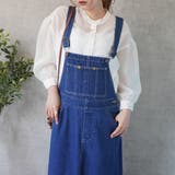 【定番品】デニムサロペットスカート ロングスカート オーバーオール | SELECT LEVERY  | 詳細画像8 