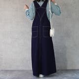 【定番品】デニムサロペットスカート ロングスカート オーバーオール | SELECT LEVERY  | 詳細画像14 