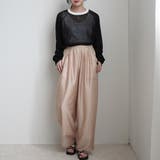 配色シアーニットプルオーバー トップス 長袖 春夏 秋 レイヤード | SELECT LEVERY  | 詳細画像17