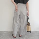 麻100%サーカスパンツ リネンバナナワイドパンツ 裏地付き | SELECT LEVERY  | 詳細画像7 