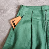 麻100%サーカスパンツ リネンバナナワイドパンツ 裏地付き | SELECT LEVERY  | 詳細画像18 