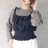 デニムビスチェ トップス キャミビスチェ オールシーズン | SELECT LEVERY | 詳細画像15