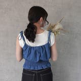 デニムビスチェ トップス キャミビスチェ オールシーズン | SELECT LEVERY | 詳細画像9