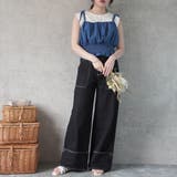 デニムビスチェ トップス キャミビスチェ オールシーズン | SELECT LEVERY | 詳細画像7