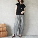 シルクタッチ接触冷感ギャザーフレンチスリーブTシャツ クール 半袖 | SELECT LEVERY  | 詳細画像10 