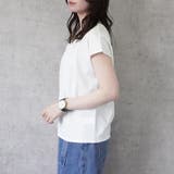 シルクタッチ接触冷感ギャザーフレンチスリーブTシャツ クール 半袖 | SELECT LEVERY  | 詳細画像6 