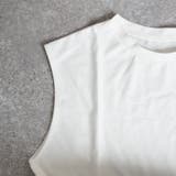 シルクタッチ接触冷感異素材ペプラムバルーンTシャツ ノースリーブTシャツ | SELECT LEVERY  | 詳細画像19 