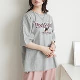 DOGモチーフ刺繍ロゴビッグTシャツ 犬 半袖 トップス アニマル | SELECT LEVERY | 詳細画像7