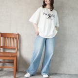 DOGモチーフ刺繍ロゴビッグTシャツ 犬 半袖 トップス アニマル | SELECT LEVERY | 詳細画像3