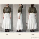 カットワークスカラップ刺繍ロングスカート 吸水速乾 通気性 インド綿 ポケット | SELECT LEVERY  | 詳細画像15 