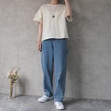袖フリル半袖Tシャツ カットソー 天竺 無地 | SELECT LEVERY | 詳細画像2