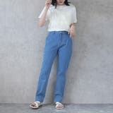 AIRジョグデニムテーパードパンツ ベーシック ボトムス ロング丈 | SELECT LEVERY | 詳細画像3