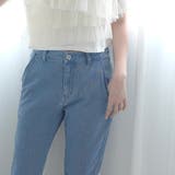 AIRジョグデニムテーパードパンツ ベーシック ボトムス ロング丈 | SELECT LEVERY | 詳細画像6