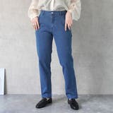 AIRジョグデニムテーパードパンツ ベーシック ボトムス ロング丈 | SELECT LEVERY | 詳細画像10