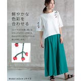 M～2L 半袖 五分丈ブラウス | CLOVERDEPOT | 詳細画像11 