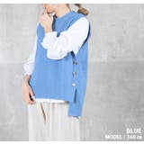 uネック ニットベスト ボタンつき | CLOVERDEPOT | 詳細画像12 