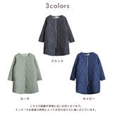キルティングコート ノーカラー ロング | CLOVERDEPOT | 詳細画像17