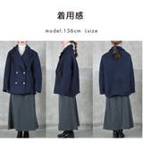 金ボタンコート ミドル丈 レディース | CLOVERDEPOT | 詳細画像18