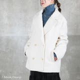 金ボタンコート ミドル丈 レディース | CLOVERDEPOT | 詳細画像7