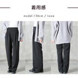 着痩せの秘密。 ワイドタックパンツ レディース | CLOVERDEPOT | 詳細画像17