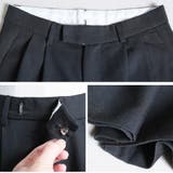 ワイドタックパンツ レディース リラックスフレアパンツ | CLOVERDEPOT | 詳細画像9