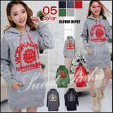 フード付き セレブ風 パーカーワンピ | CLOVERDEPOT | 詳細画像10