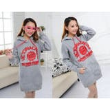 フード付き セレブ風 パーカーワンピ | CLOVERDEPOT | 詳細画像7