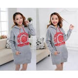 フード付き セレブ風 パーカーワンピ | CLOVERDEPOT | 詳細画像8