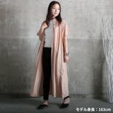 リネンノーカラー半袖シャツワンピワンピース レディース フレアワンピース | CLOVERDEPOT | 詳細画像14