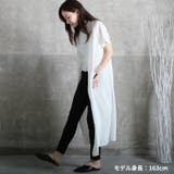 リネンノーカラー半袖シャツワンピワンピース レディース フレアワンピース | CLOVERDEPOT | 詳細画像16