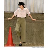 オープンカラーとろみ刺繍シャツ(花柄 半袖 開襟シャツ[品番