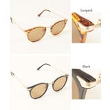 ゴールドアクセントボストン型サングラス(メガネ 眼鏡 アイウェア | coca | 詳細画像19