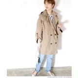 フード付きワイドスリーブショートトレンチコート 石田一帆さん着用 | coca | 詳細画像11