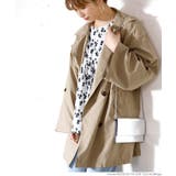 フード付きワイドスリーブショートトレンチコート 石田一帆さん着用 | coca | 詳細画像14