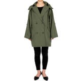 フード付きワイドスリーブショートトレンチコート 石田一帆さん着用 | coca | 詳細画像4