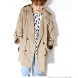 フード付きワイドスリーブショートトレンチコート 石田一帆さん着用 | coca | 詳細画像8