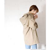 フード付きワイドスリーブショートトレンチコート 石田一帆さん着用 | coca | 詳細画像9