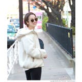 中綿キルティングボアブルゾン 石田一帆さん着用 | coca | 詳細画像15