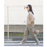 やわらかVネックケーブル編みニットトップス 鈴木詩織さん着用(長袖 無地 | coca | 詳細画像16