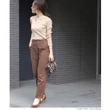 やわらかキーネックリブニットトップス yokoさん着用 | coca | 詳細画像9 