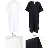 サイドスリットキーネックコットンワンピース 鈴木詩織さん着用(ロングワンピース … | coca | 詳細画像17